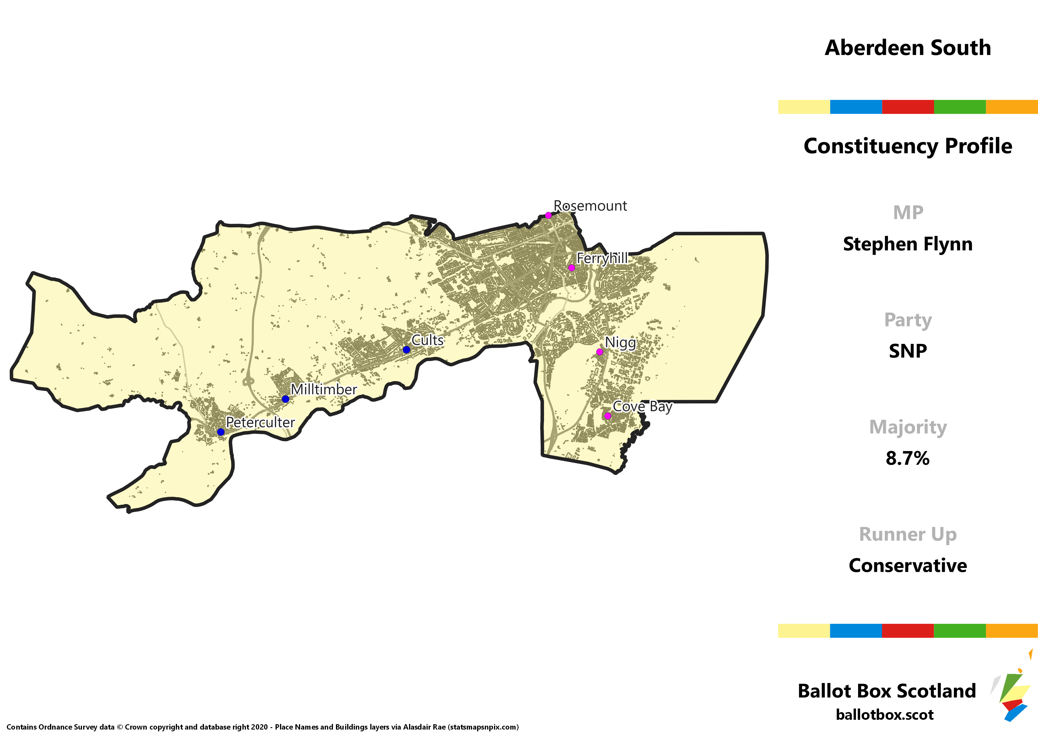 Aberdeen South Constituency Map 