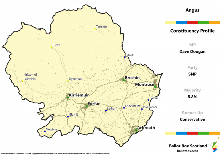 Angus Constituency Map
