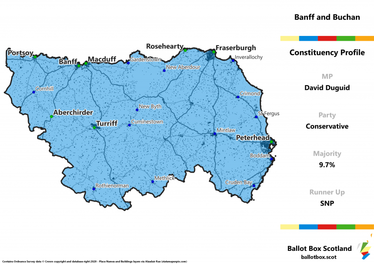 Banff and Buchan Constituency Map