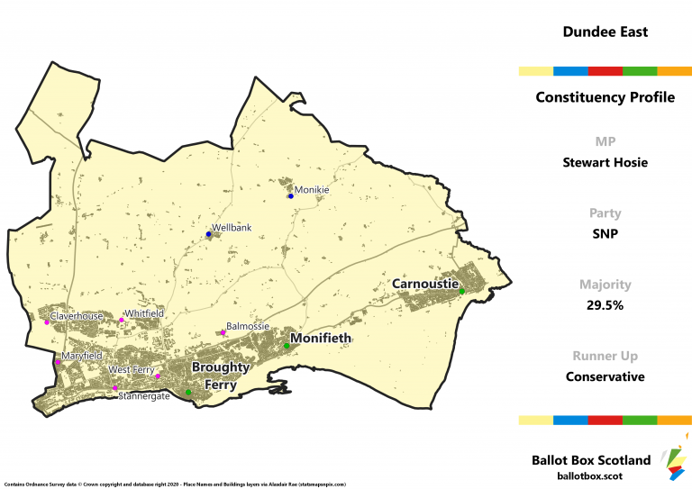 Dundee East Constituency Map