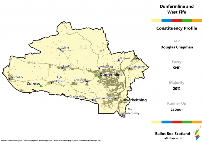 Dunfermline and West Fife Constituency Map