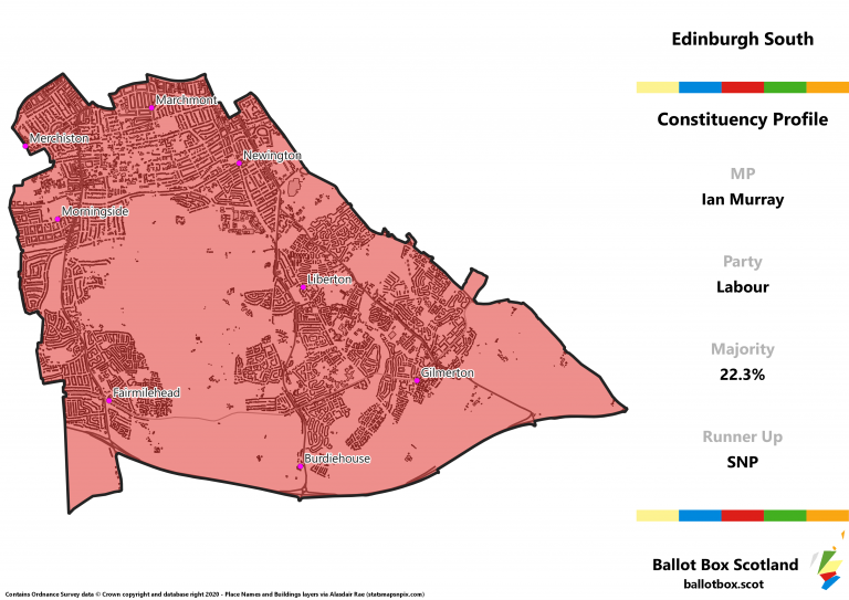 Edinburgh South Constituency Map