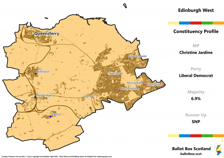Edinburgh West Constituency Map