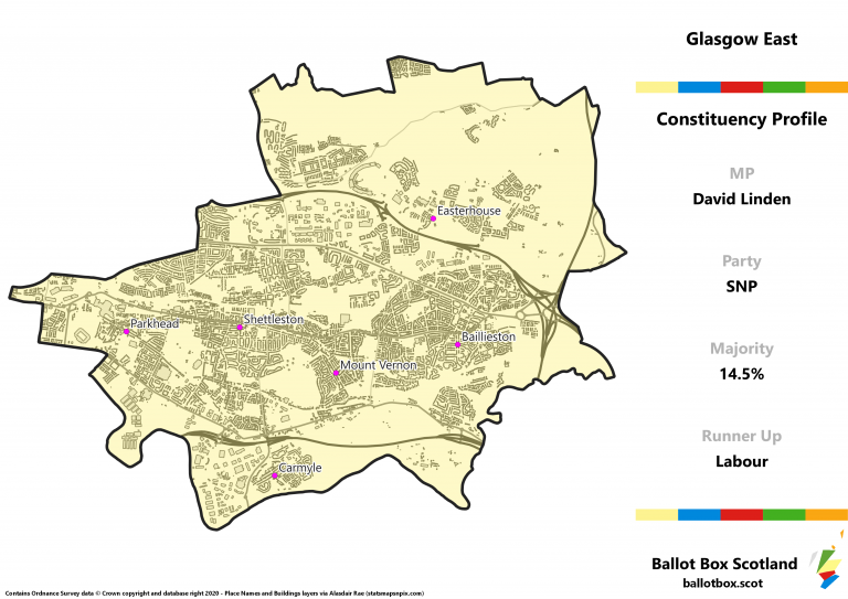 Glasgow East Constituency Map