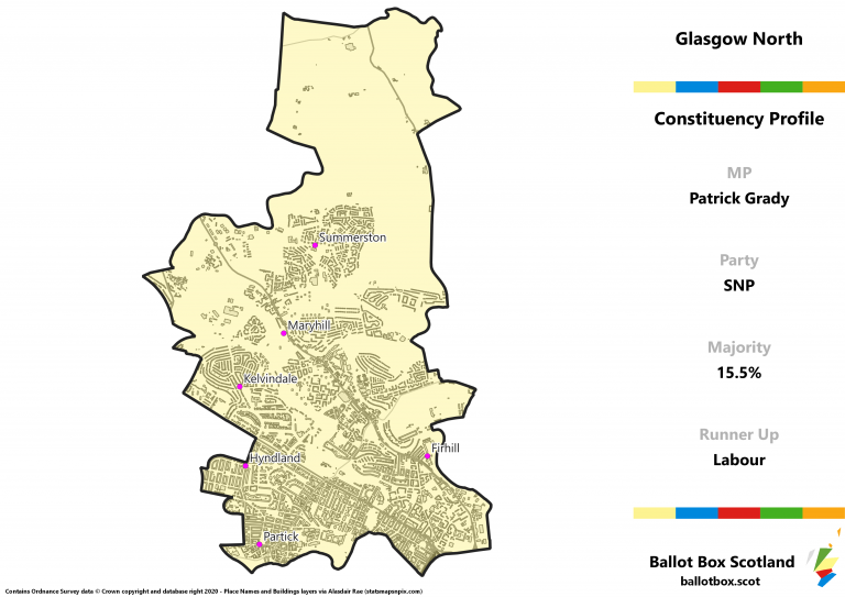 Glasgow North Constituency Map