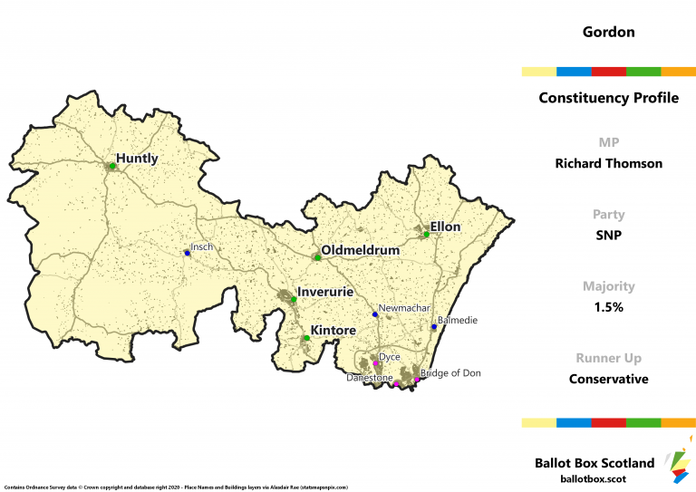 Gordon Constituency Map