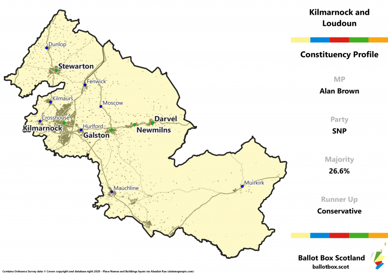 Kilmarnock and Loudoun Constituency Map