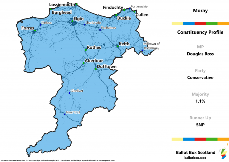 Moray Constituency Map