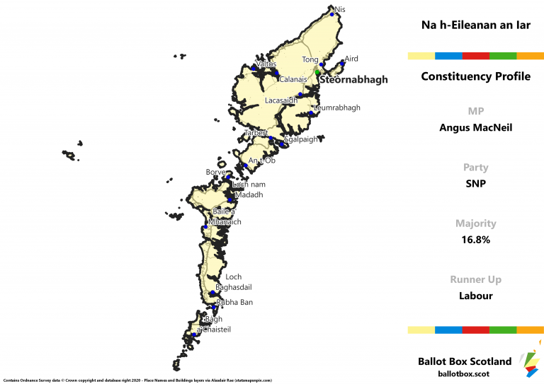Na h-Eileanan an Iar Constituency Map