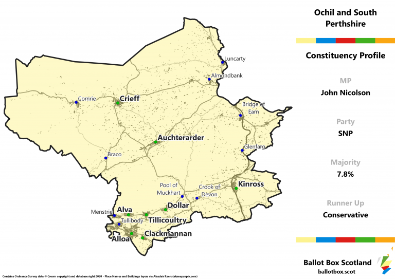 Ochil and South Perthshire Constituency Map