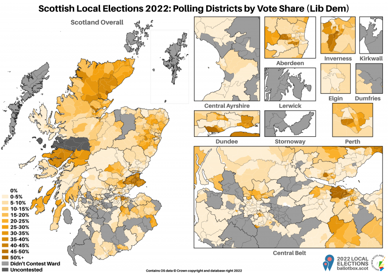 District Shares - Lib Dem
