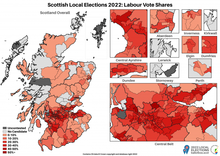 Ward Shares - Labour