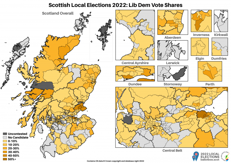 Ward Shares - Lib Dem