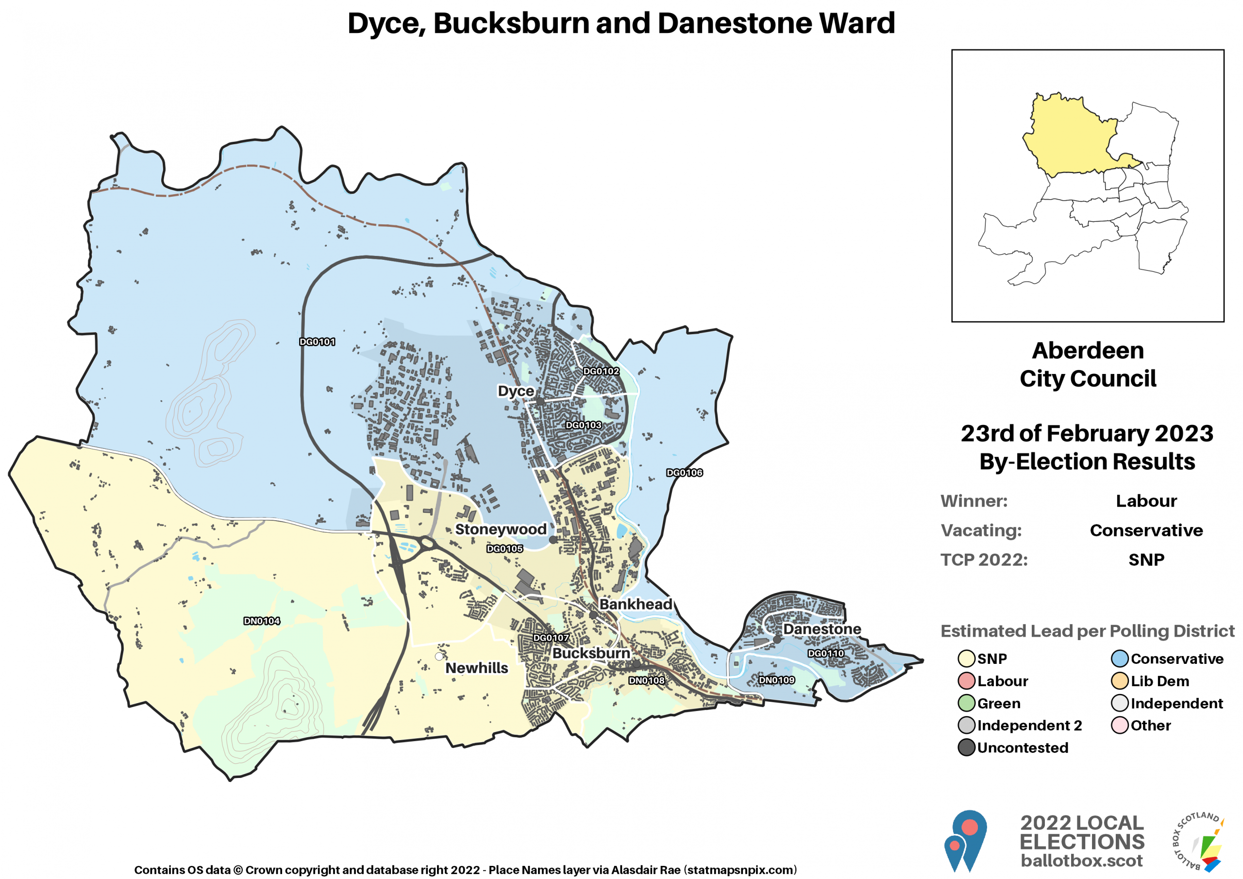 By-Election Result: Dyce, Bucksburn and Danestone