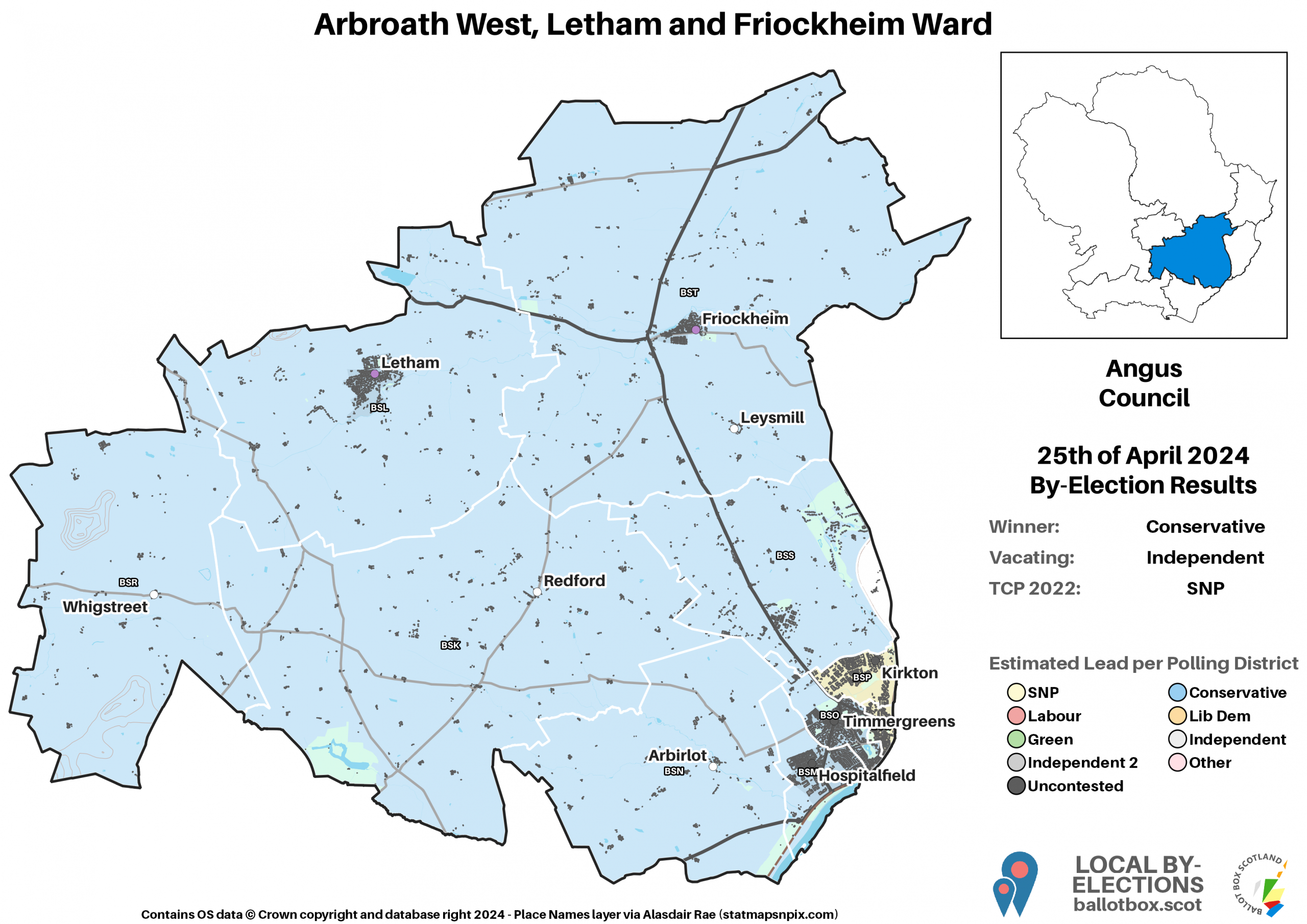 By-Election Result: Arbroath West, Letham and Friockheim