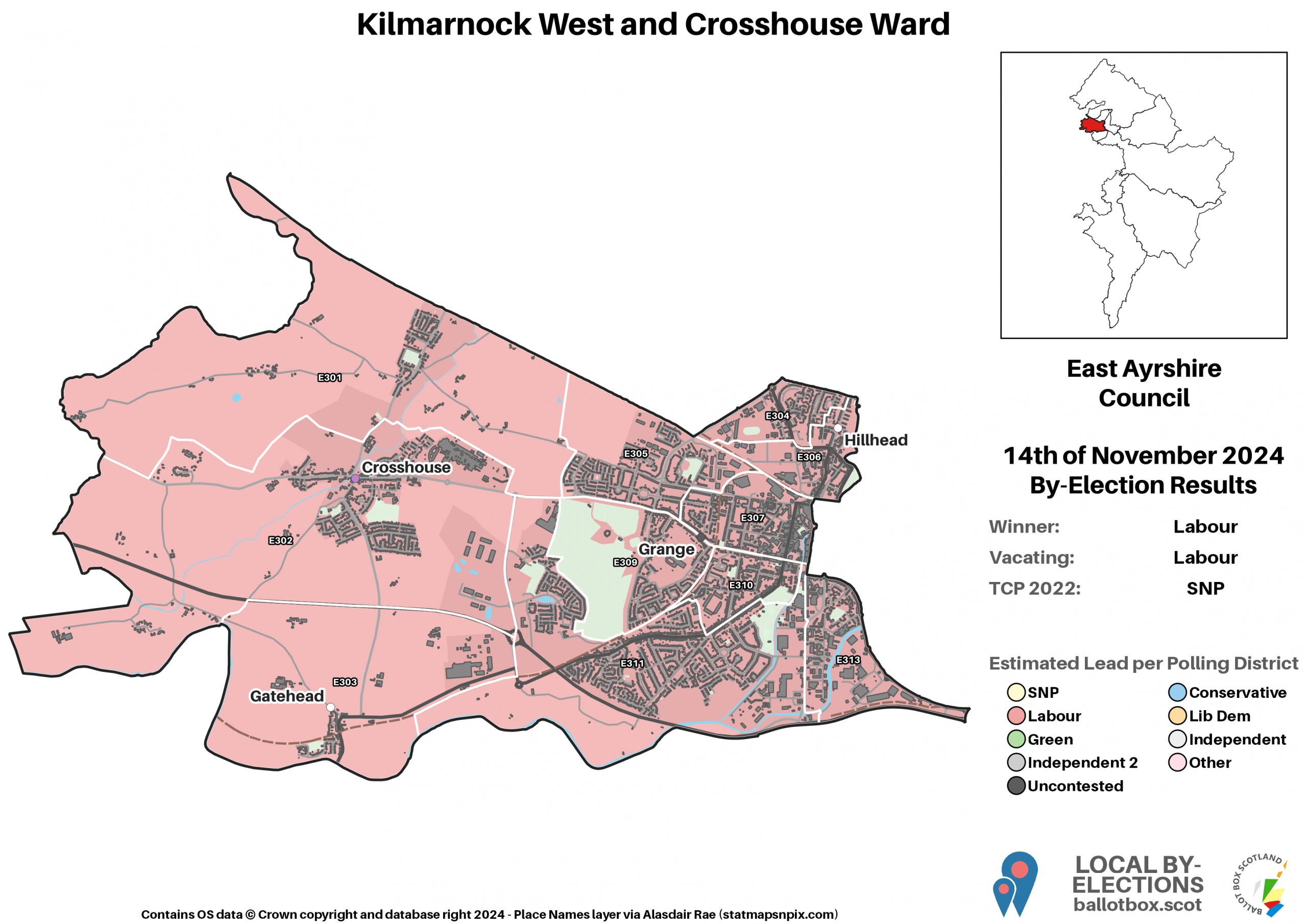 By-Election Result: Kilmarnock West and Crosshouse