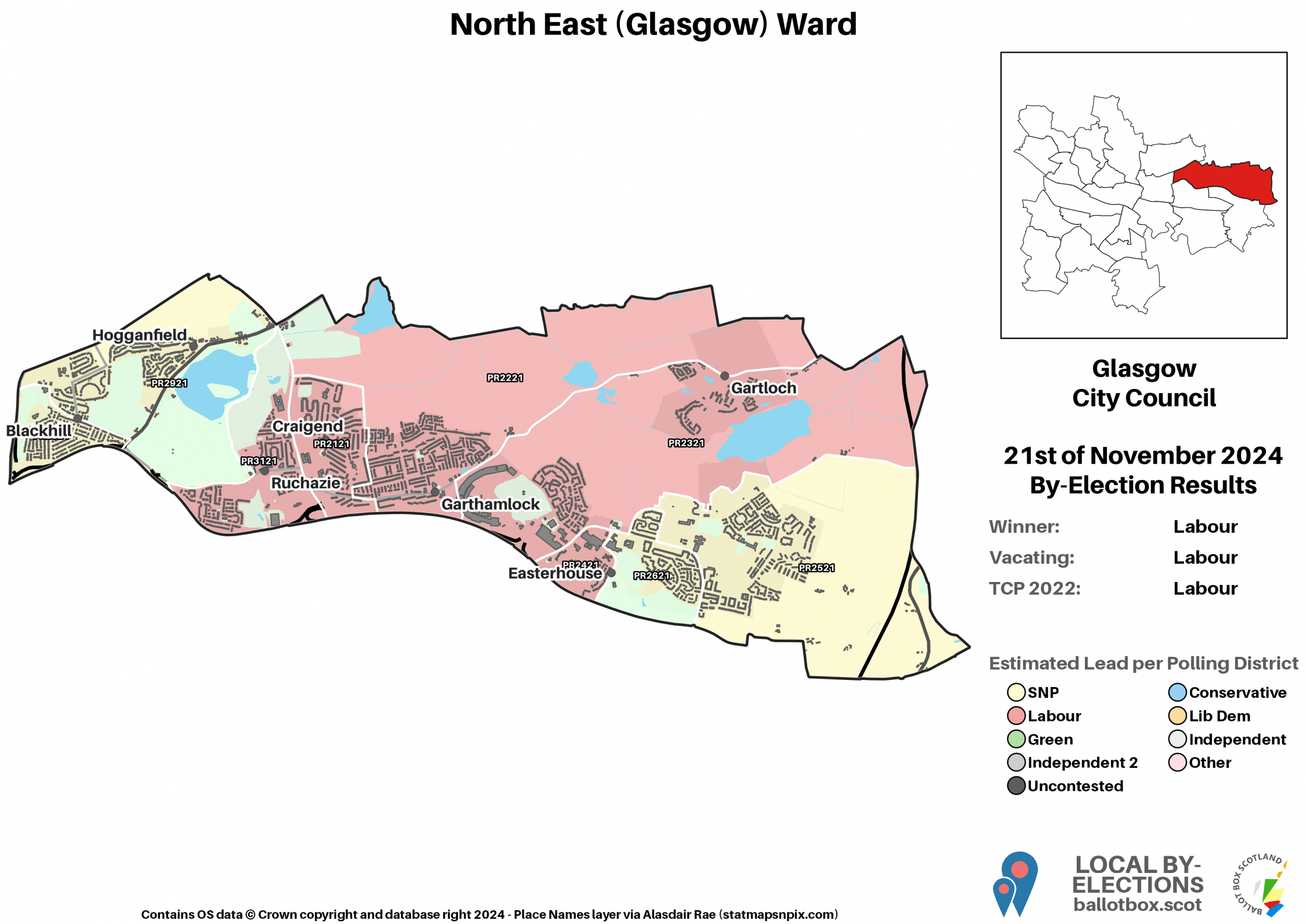 By-Election Result: North East (Glasgow)