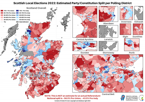 1 LE22 Polling Districts by Constitutional Split