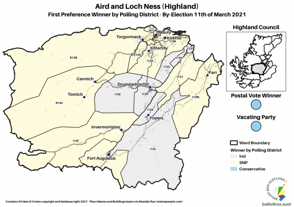 Aird and Loch Ness BE Ward Map