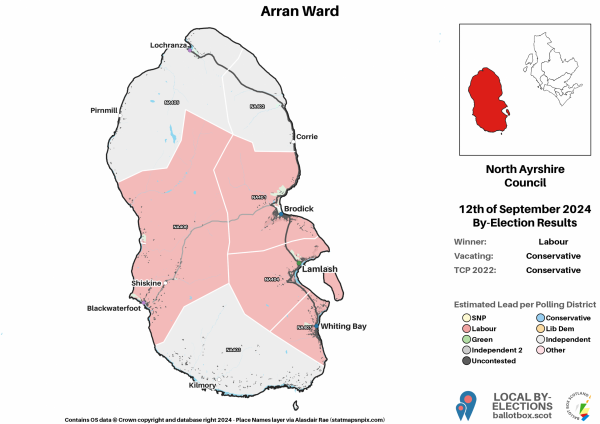 Arran BE Ward Map