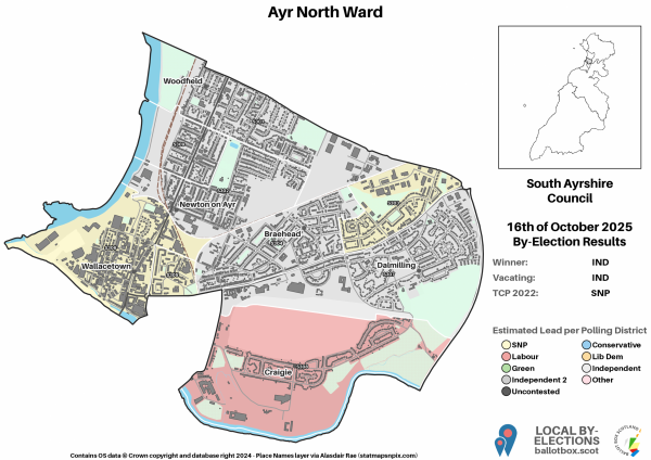 Ayr North BE Ward Map