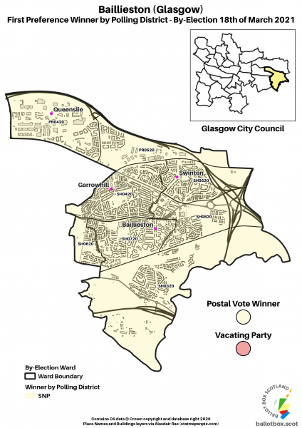 Baillieston Ward Map