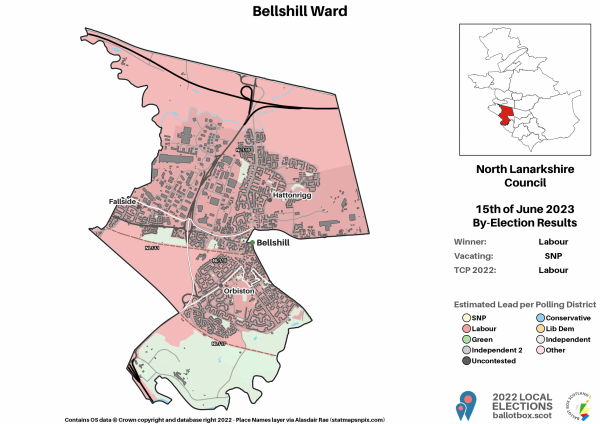 Bellshill Ward Map BE2023