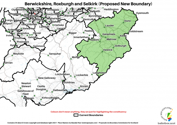 Berwickshire, Roxburgh and Selkirk