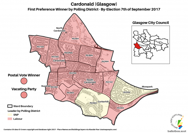 Cardonald Ward Map