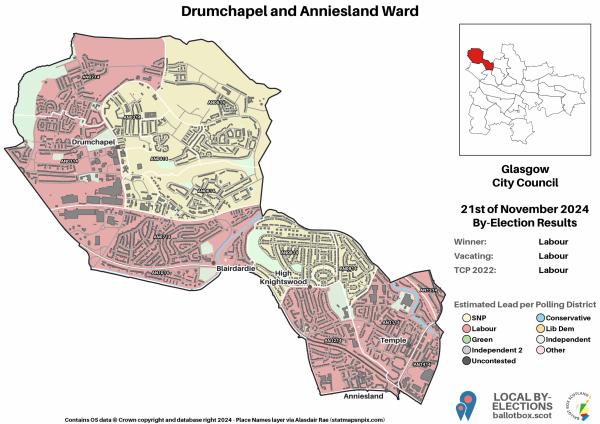 DA BE Ward Map