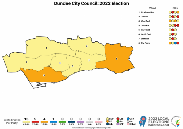 Dundee Map 2022