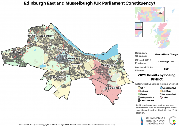 Edinburgh East and Musselburgh GE19-24
