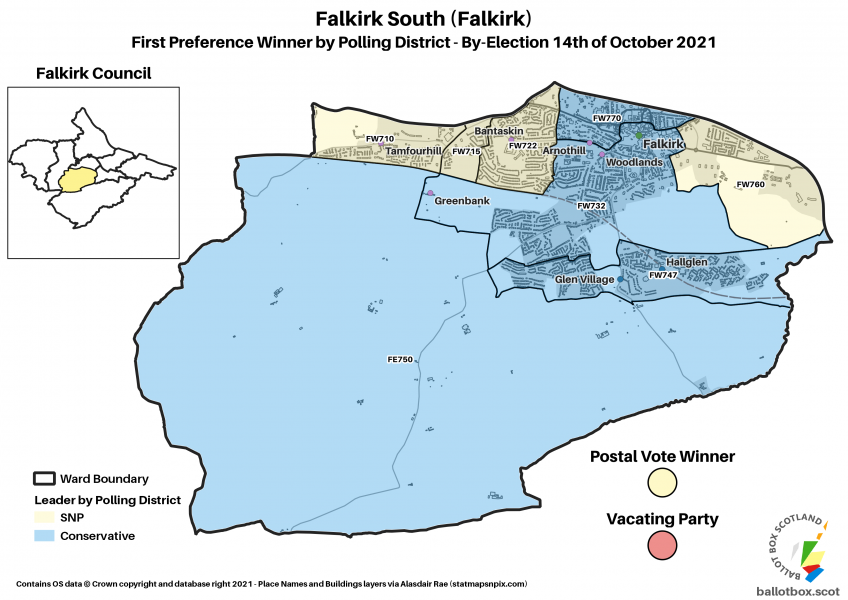 Falkirk South Ward Map