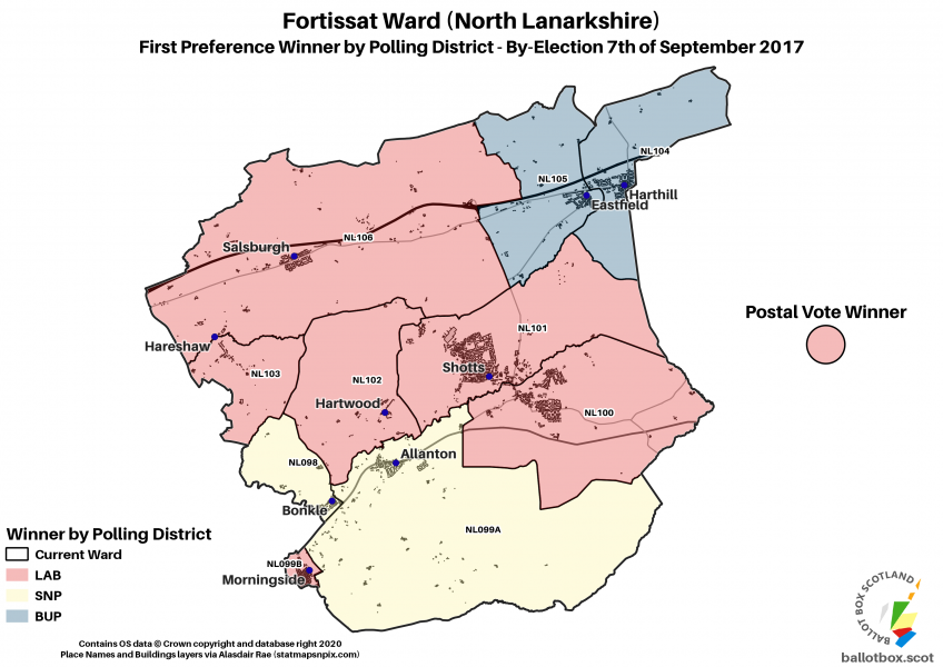 Fortissat 2017 BE Polling Districts Map