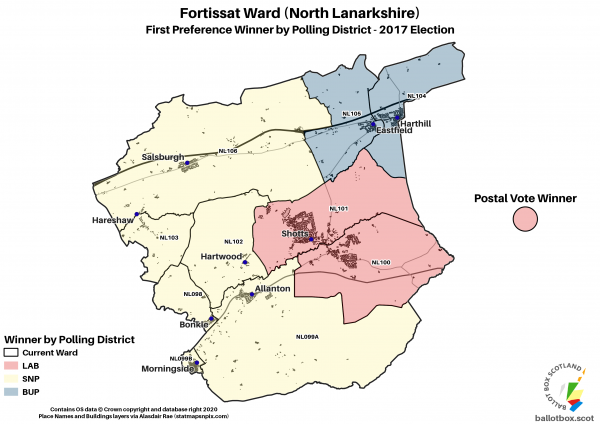 Fortissat 2017 Polling Districts Map