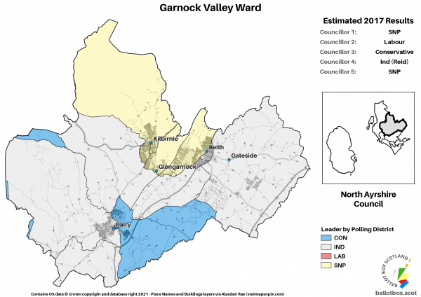 Garnock Valley Ward Map 2017