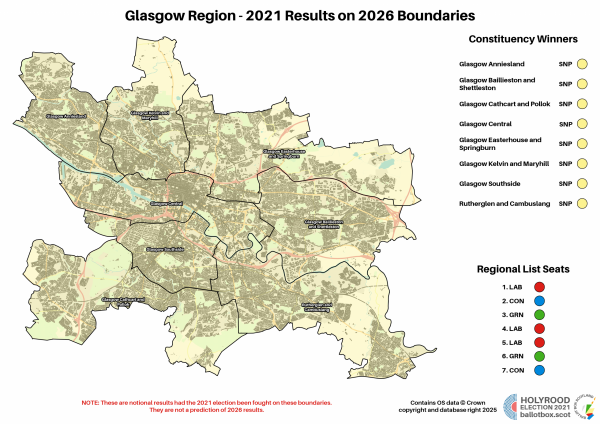 Glasgow - New Region Map 2021