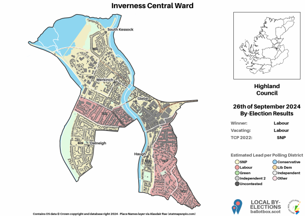Inverness Central Ward Map BE