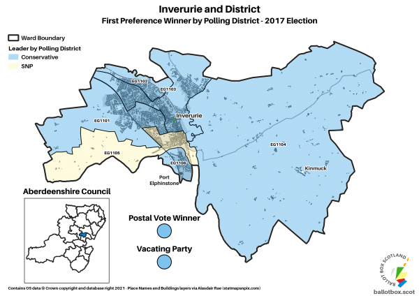 Inverurie and District Ward Map 2017