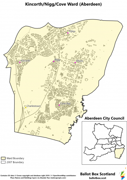 Kincorth Nigg Cove Ward Map