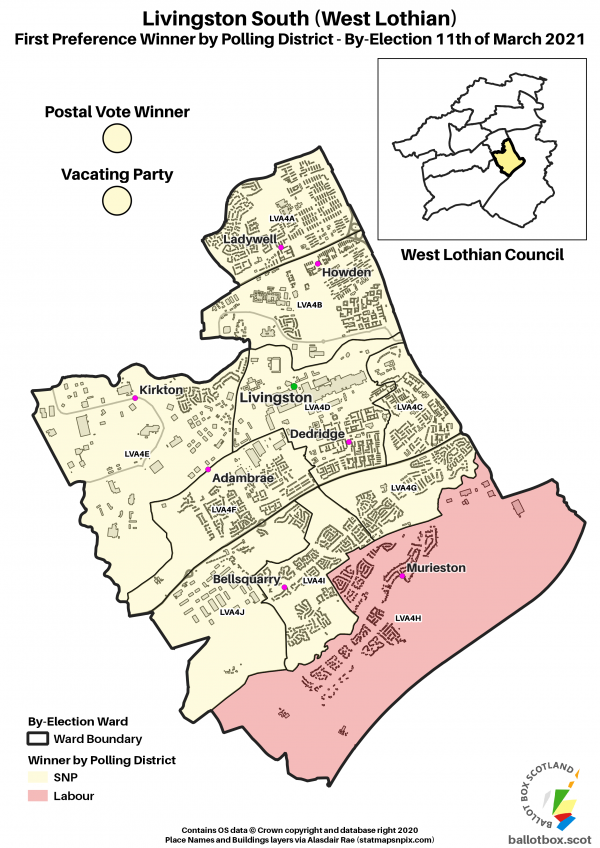 Livingston South Ward Map