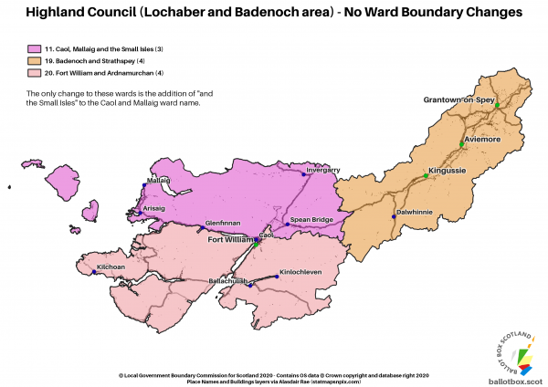 Lochaber and Badenoch Boundaries