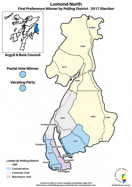 Lomond North Ward Map 2017