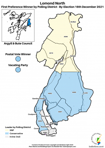 Lomond North Ward Map
