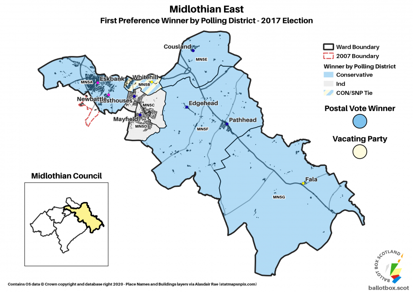 Midlothian East Ward Map 2017