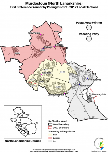 Murdostoun Ward Map 2017