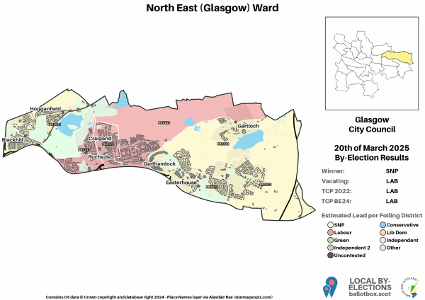 NE BE 2025 Ward Map
