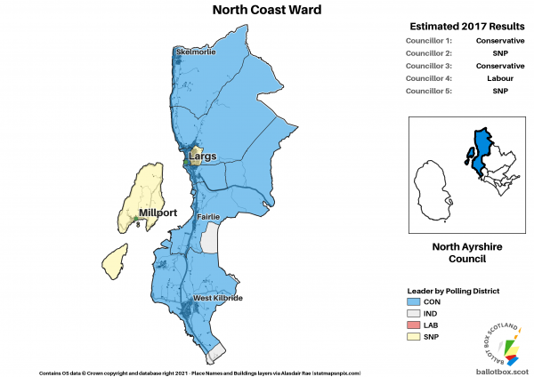 North Coast Ward Map