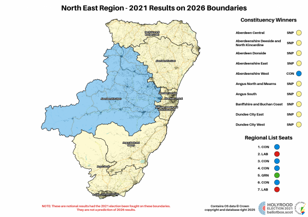 North East - New Region Map 2021