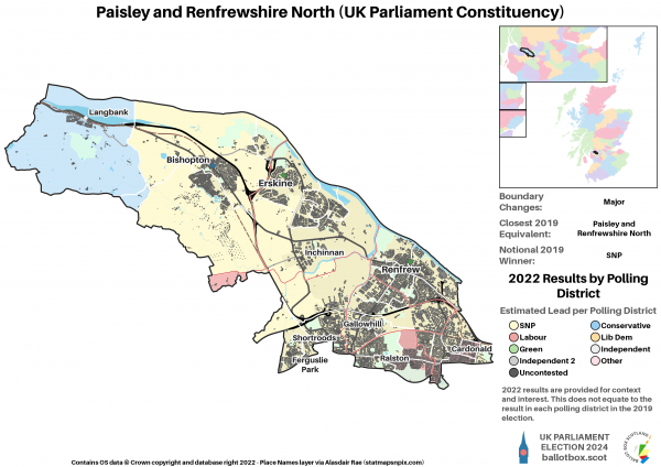 Paisley and Renfrewshire North GE19-24